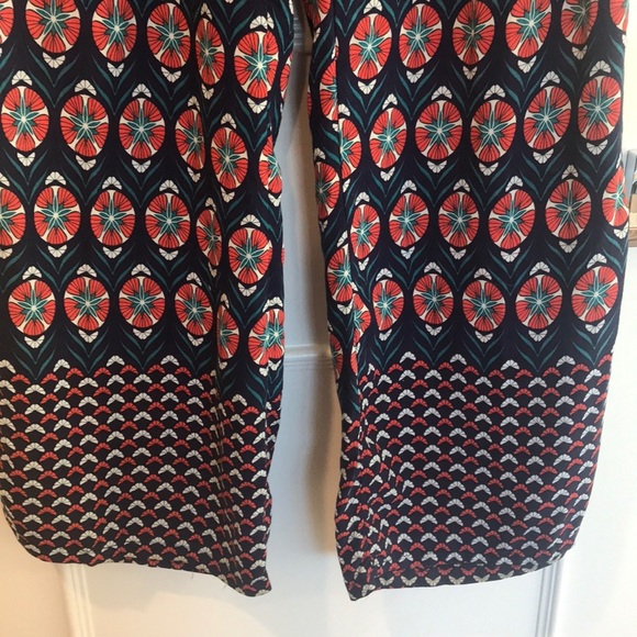 Varga Bojo Printed Wide Legged Pants M EUC - Picture 3 of 8